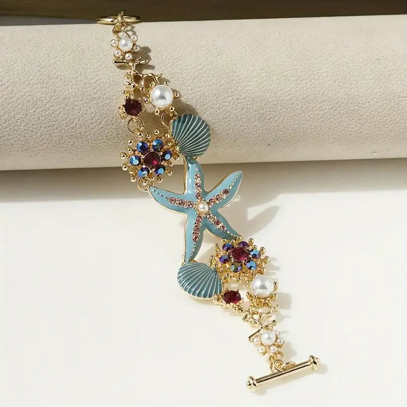 Bracelet élégant étoile de mer  femme