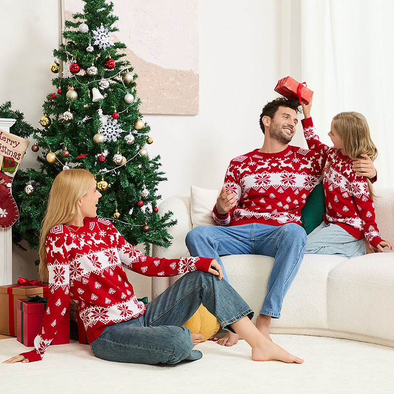 Pull de noël assorti pour toute la famille