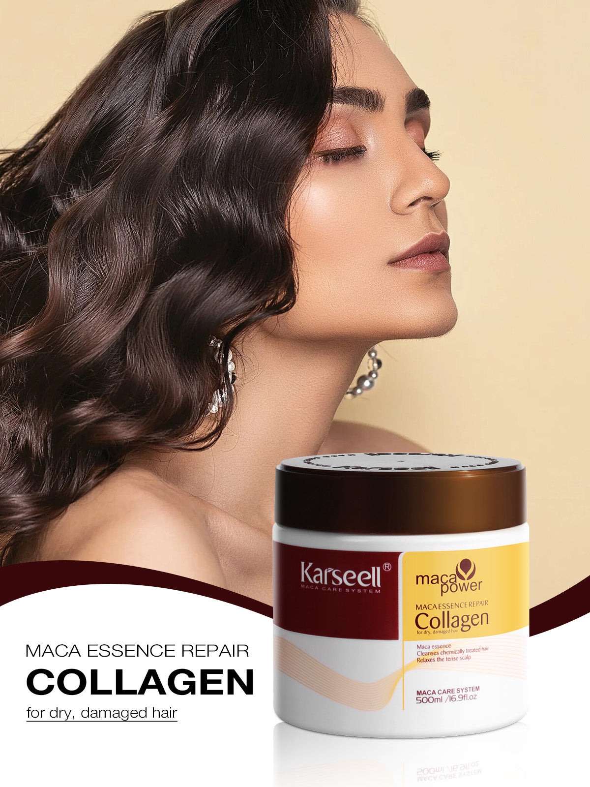 Karseell traitement capillaire au collagène réparation profonde