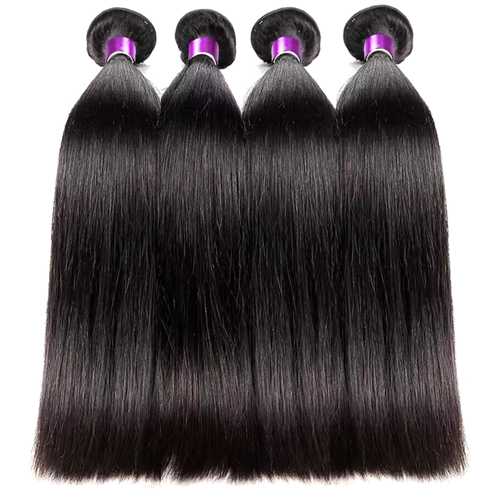 Tissage Malaisien naturel lisse 100% cheveux  humain
