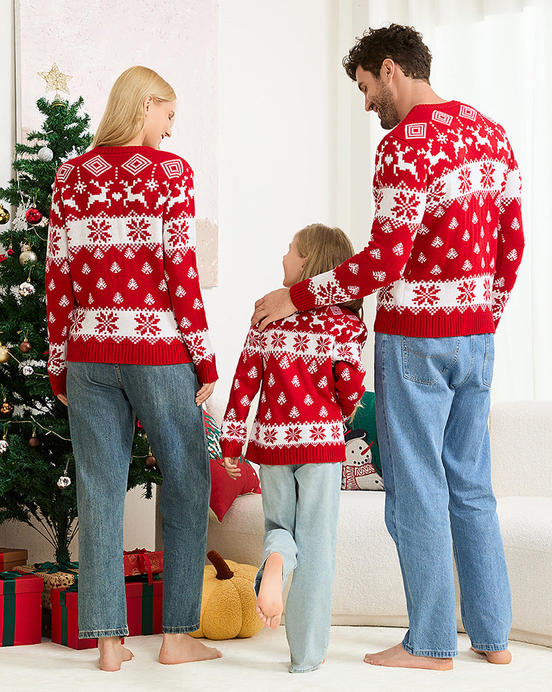 Pull de noël assorti pour toute la famille