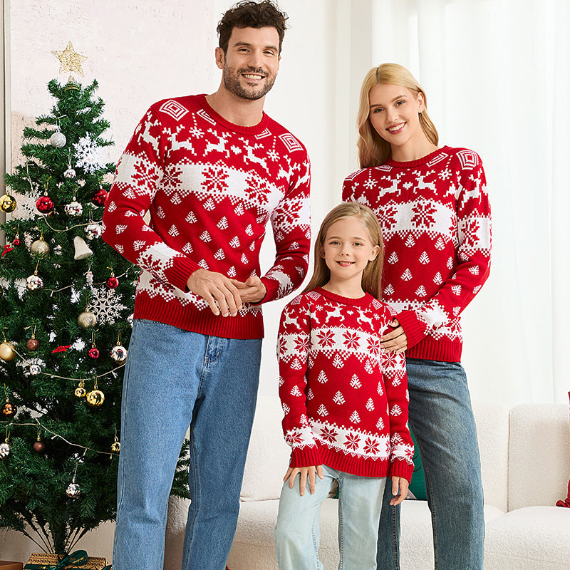 Pull de noël assorti pour toute la famille