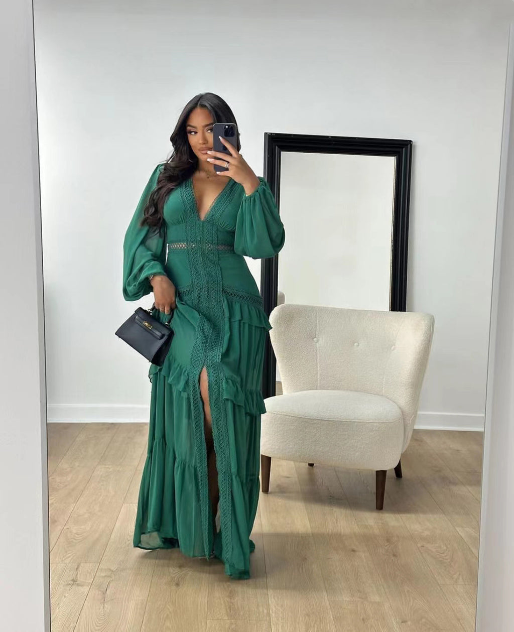 Robe longue élégante d'été