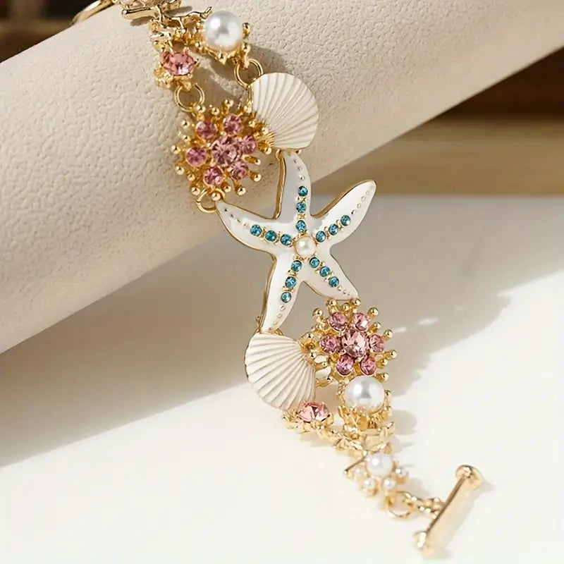 Bracelet élégant étoile de mer  femme