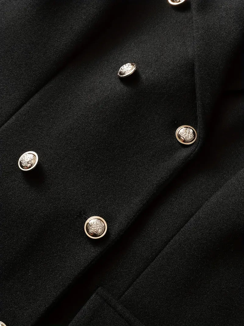 Manteau ajusté trois quarts femme