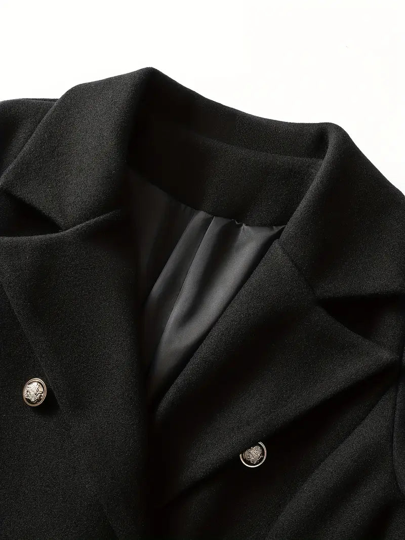 Manteau ajusté trois quarts femme