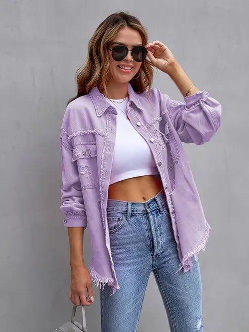 Veste élégante en jean femme