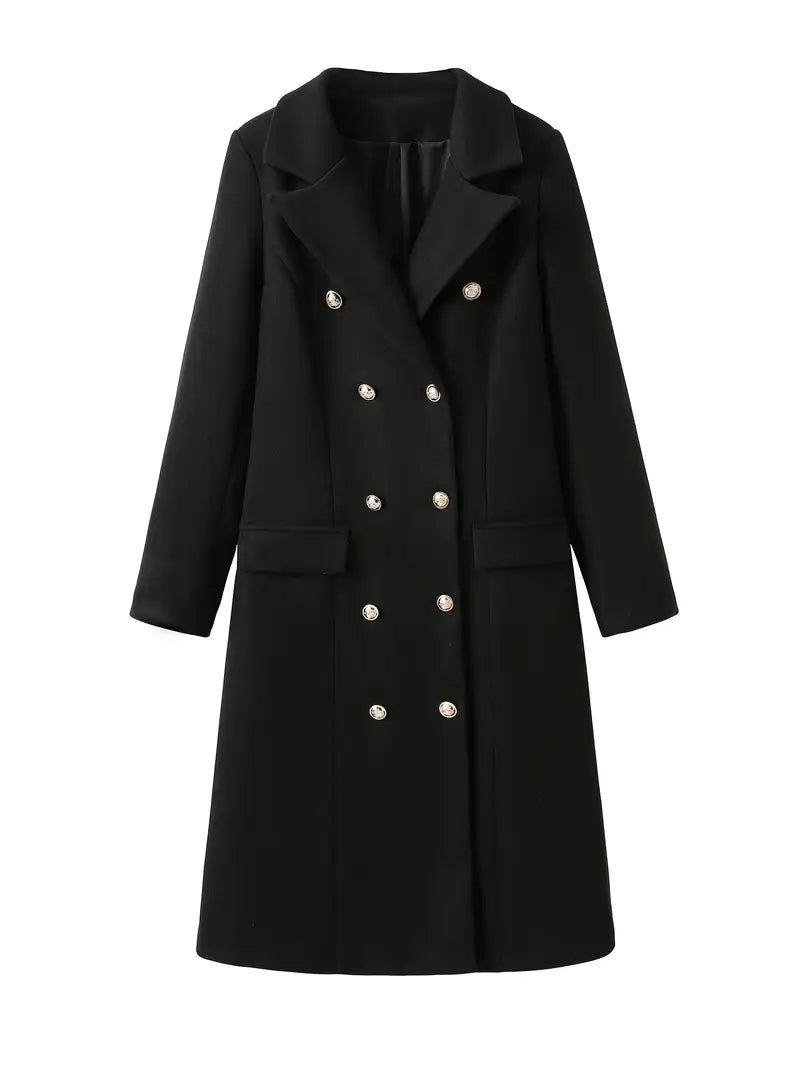 Manteau ajusté trois quarts femme