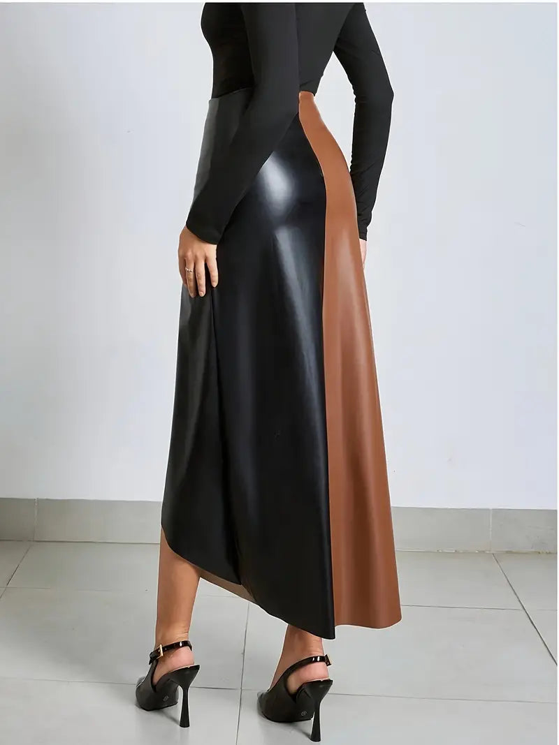 Jupe longue asymétrique pour femme
