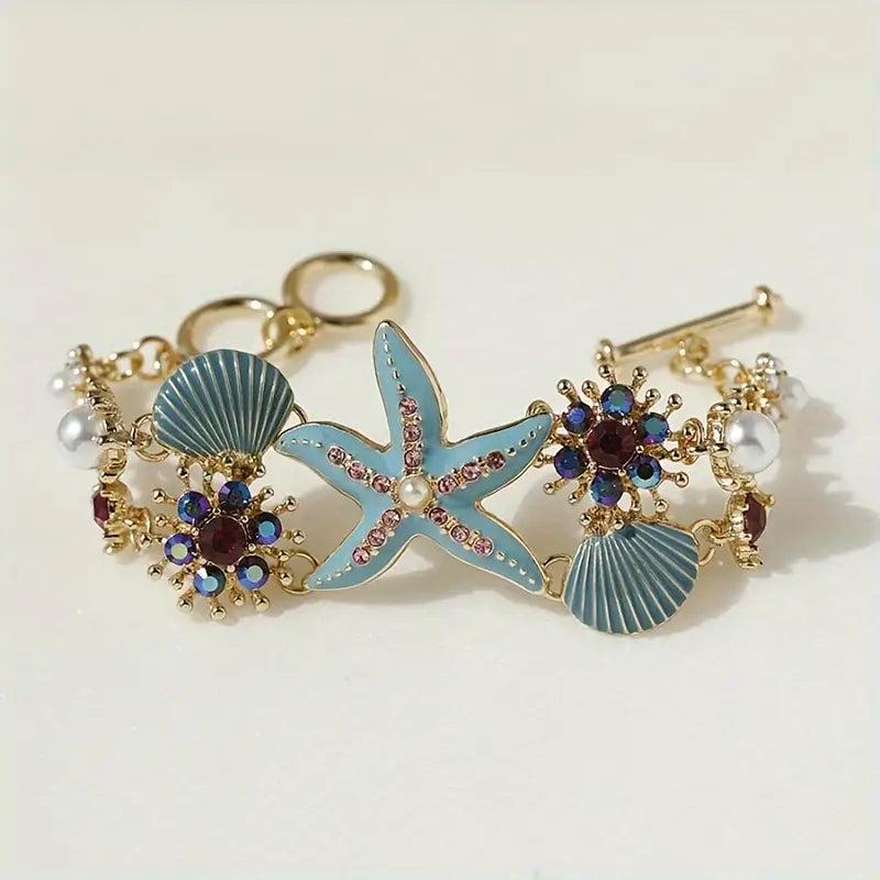 Bracelet élégant étoile de mer  femme