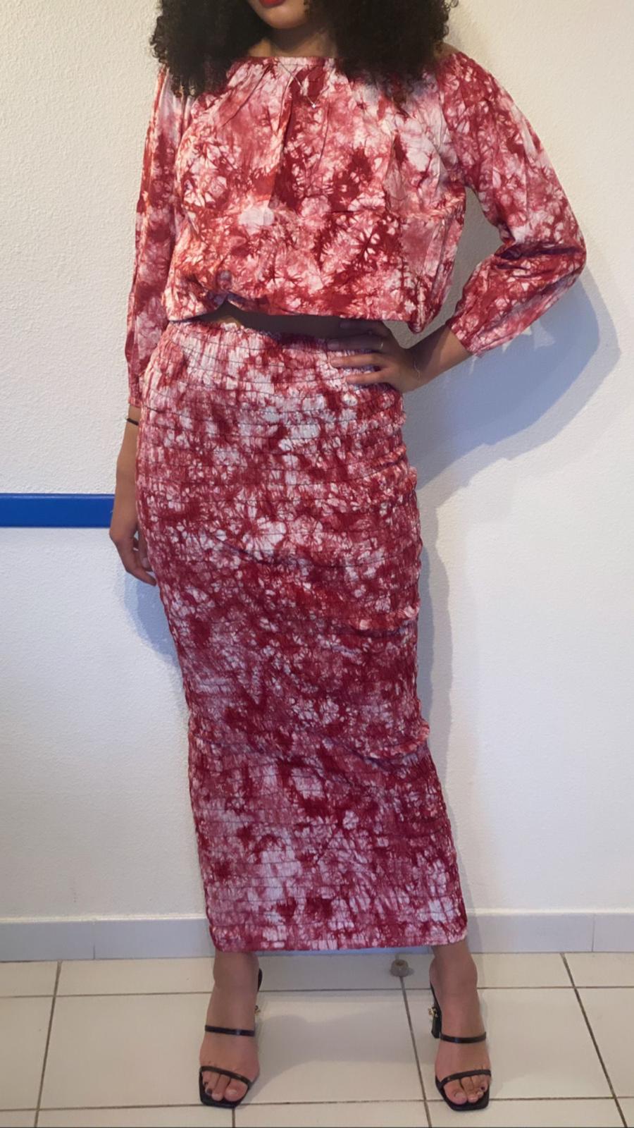 Ensemble jupe et top élégant