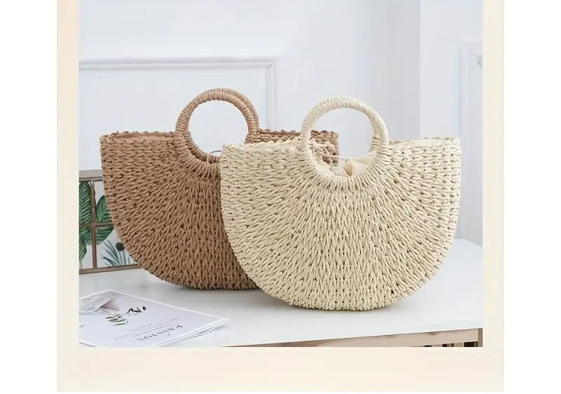 Sac à main en paille très mimi