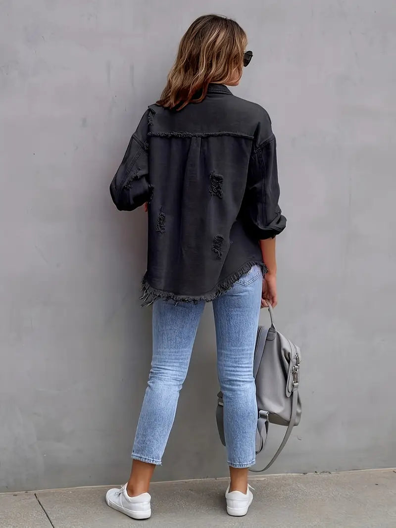 Veste élégante en jean femme