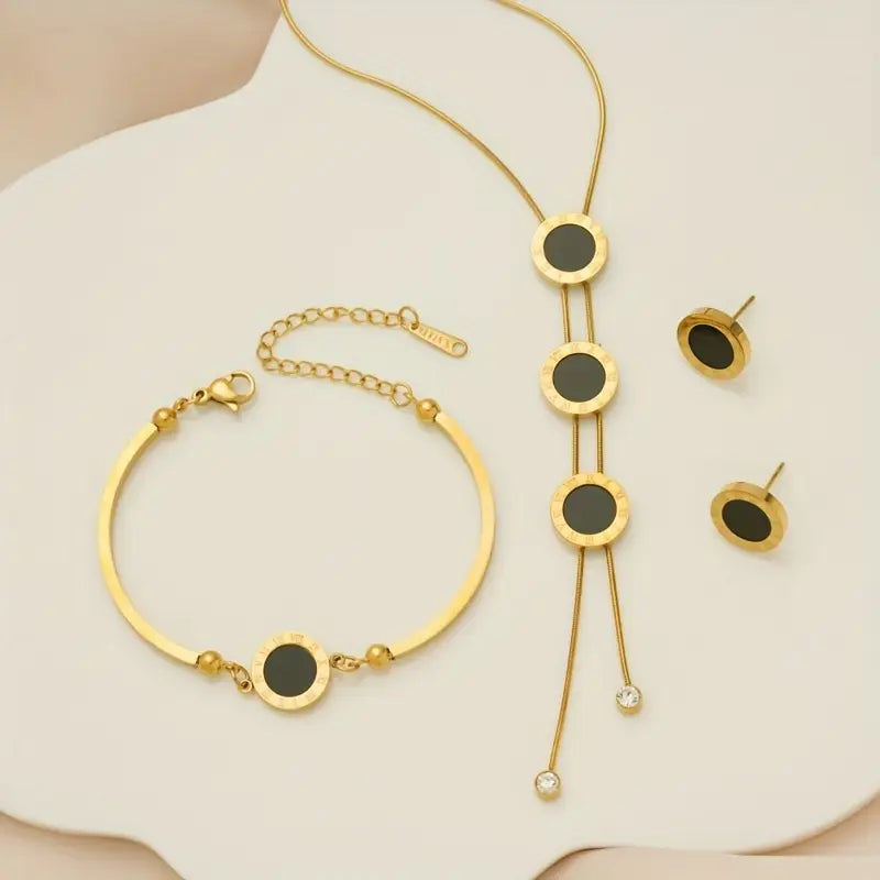 Ensembles Bijoux Plaqués Or 18K pour Femme